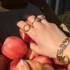 bague ronde en acier inoxydable
